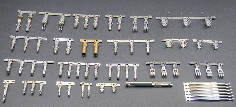 铜电池端子， 黄铜端子连接器， 精密冲压端子