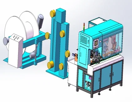 全自动美国电源线制造机，欧盟插头电源线制造机，电力电缆切割剥皮