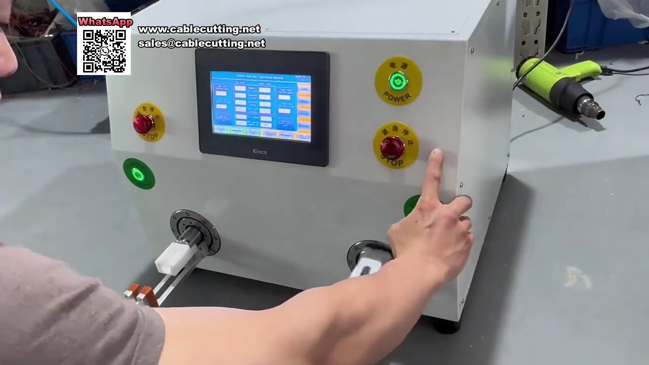 Dual Station Nut Driving and Crimping Machine for Wire and Cable Assembly Production