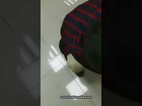 Automatic cables and tubes Cutting winding tying machine