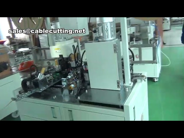 全自动64针IDC排线压接机 | 电视天线连接器压接设备