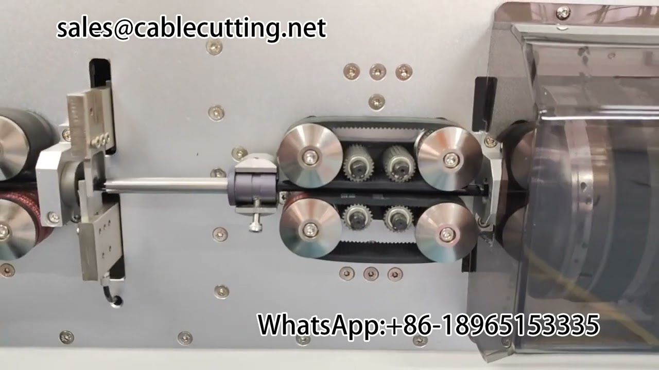 Automatic rotary stripping machine #can be stripped multi layer new energy high voltage wire harness