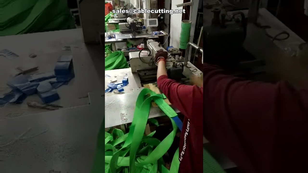 重型织带安全带吊索自动可编程花样缝纫机