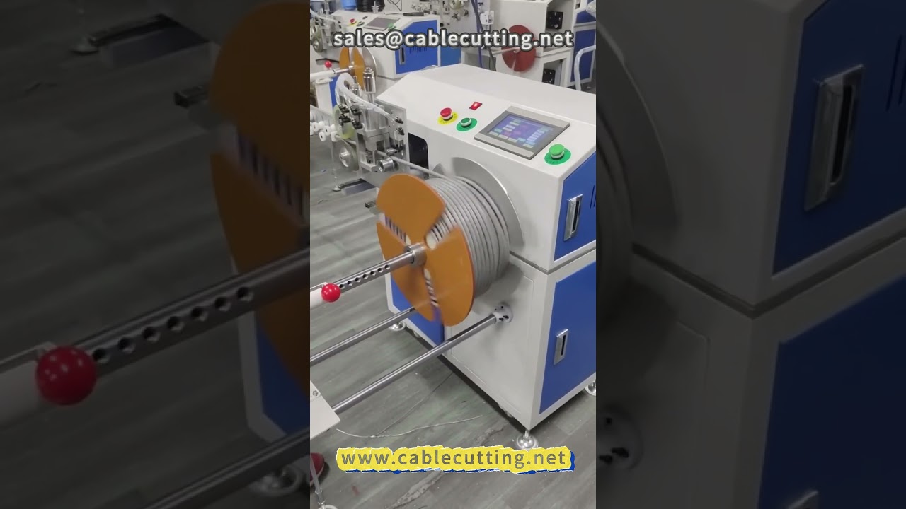 98  Wire and cable meter sort winding machine # wire and cable # wire processing # wire winding mach