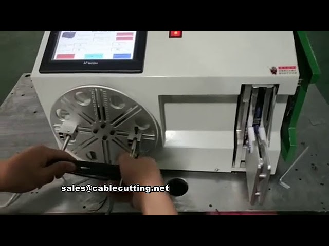 电缆卷绕与绑扎机：美国客户测试视频，高效自动化线束处理