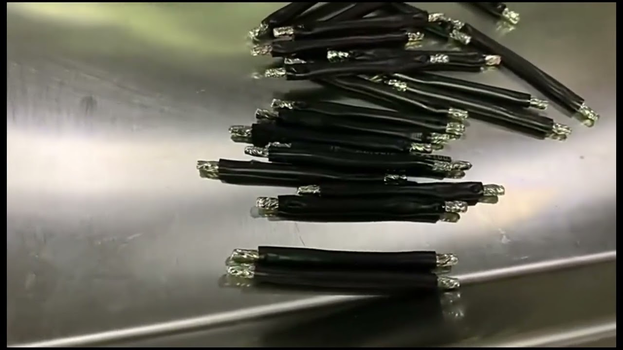 Fully Automatic 10 Wire Double Head Dipping Machine Peeling Stripping Cutting Wire Twisting Auto Two