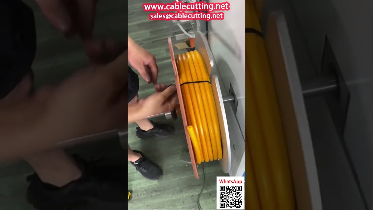 Enrouleuse Compteuse et Coupe en Boîte pour Tuyau de Pulvérisation Haute Pression