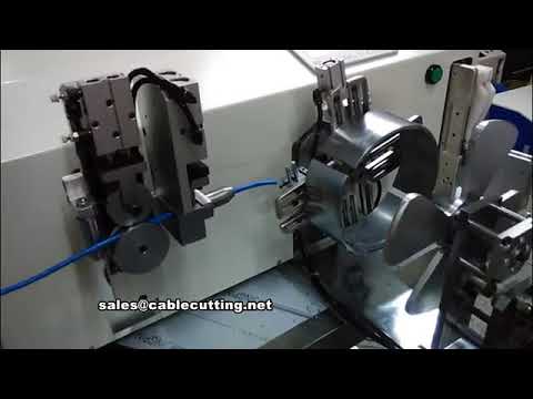Cable Coiling and Binding Machine, With Counting and Cutting Feature