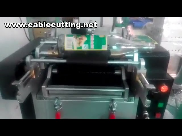 手动湿胶贴标机，适用于瓶子与圆罐的纸标签贴标设备