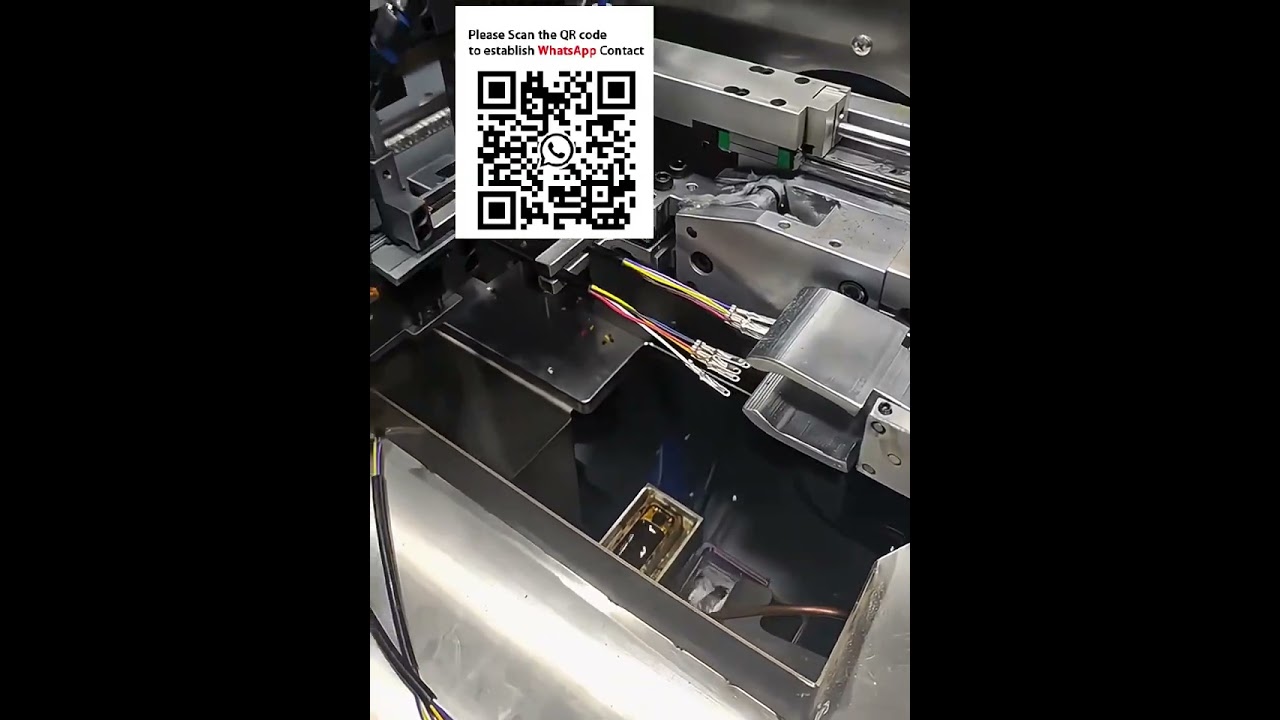 全自动护套线压接与镀锡机 #自动化设备