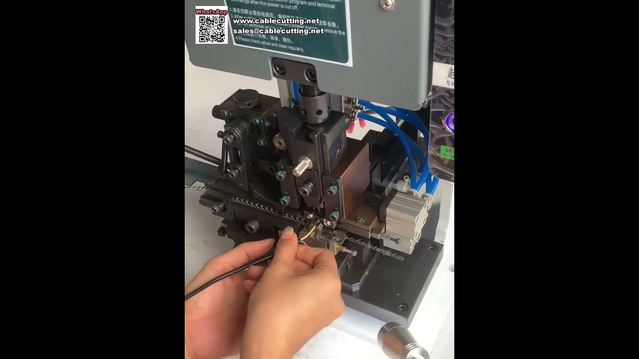 Automatic Single Wire Stripping Crimping Machine Fast Accurate Stable Harness Operation