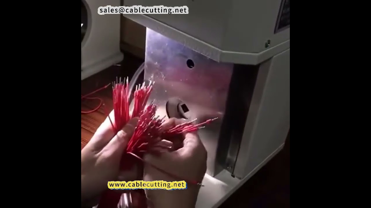 全自动直通管端子压接机 | 护套绝缘管压接设备