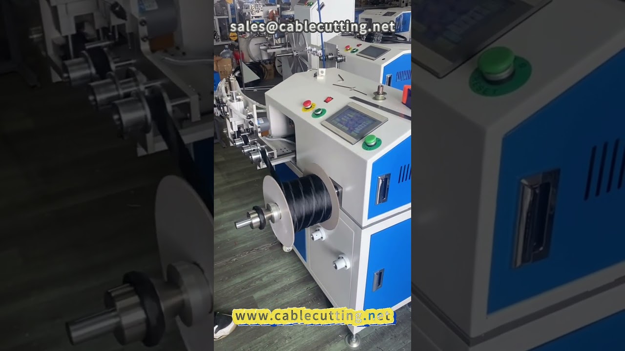 90 Braided tube meter winder # braided tube # braided wire # wire processing